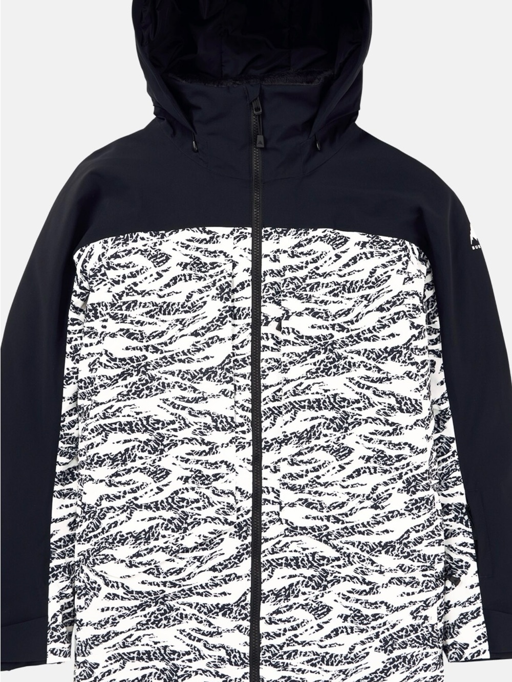 Burton Prowess 2.0 Women’s Hooded Insulated Ski Jacket M Black/White